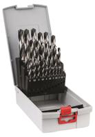 2608577352 Bosch 25-Piece Twist Drill Bit Set Set for Metal, 13mm Max, 1mm Min
