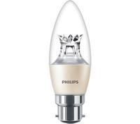 929002491199 Philips MASTER B22 GLS LED Candle Bulb 5.5 W(40W), 2200K, Warm Glow, B38 shape