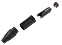nc5mxx-bag Neutrik Cable Mount XLR Connector, Male, 50 V, 5 Way, Silver over Nickel Plating