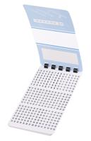 812-1530 RS PRO Adhesive Cable Markers, Black on White, Pre-printed "1 → 45"