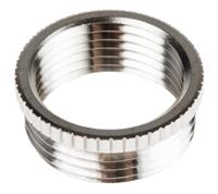 52003800 Lapp Cable Gland Adaptor, PG13 Exterior Thread, PG11 Interior Thread, Nickel Plated Brass, SKINDICHT Series