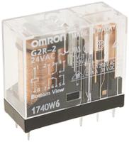 g2r-2-sn-110ac-s Omron DPDT Non-Latching Relay Plug In, 110V Coil, 5 A