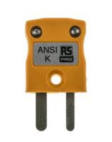 769-1101 RS PRO Miniature Thermocouple Connector for Use with Type K Thermocouple, 4mm Probe, ANSI, RoHS Compliant Standard