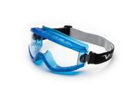 619020100 Univet 619 PC, Scratch Resistant Anti-Mist Safety Goggles with Clear Lenses