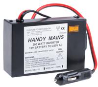 sm2715 Custom Power Design Quasi Sine Wave 200W Power Inverter, 11 → 15V dc Input, 230V ac Output