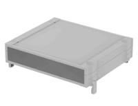 68626090mt1-bo-62609 Bopla Light Grey ABS Desktop Enclosure, 307.35 x?256.9 x?65.2mm