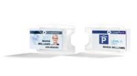 895219 Durable Transparent Polyethylene Name Badge