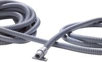 167-00216-fg21-pvcst-gy HellermannTyton Flexible Conduit, 21mm Nominal Diameter, Steel, Grey