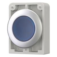 182940-m30c-fdl-b Eaton RMQ Titan M30 Series Blue Momentary Push Button, 30mm Cutout, IP67