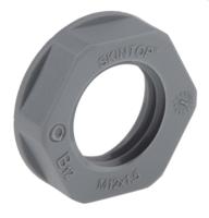 53119000 Lapp Grey UL 94 V2 Fibreglass PA Cable Gland Locknut, M12 Thread, IP68
