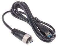 122-3033 RS PRO USB 3.0, Male USB A to Male USB A, 2m