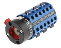 ca10a370gba001ft Kraus & Naimer, 6P 2 Position 60° Double Throw Cam Switch, 20A