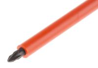 911-1137 ITL Insulated Tools Ltd Pozidriv Insulated Screwdriver, PZ0 Tip, 75 mm Blade, VDE/1000V, 150 mm Overall