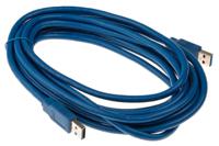 182-8845 RS PRO USB 3.0, Male USB A to Male USB A, 5m