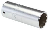 01640034 STAHLWILLE 1/4 in Drive 9/16in Deep Socket, 12 point, 50 mm Overall Length