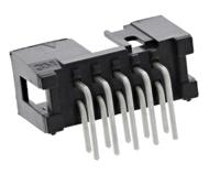 n2510-5002rb 3M 2500 Series Right Angle Through Hole PCB Header, 10 Contact(s), 2.54 mm Pitch, 2 Row, Shrouded