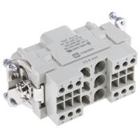 09380182701 HARTING Heavy Duty Power Connector Insert, 40A, Female, Han-Com Series, 18 Contacts