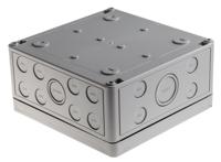 10540701 Spelsberg TK PS Series Grey Polystyrene Enclosure, IP66, Grey Lid, 182 x 180 x 90mm