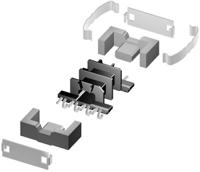 b66413g0000x187 EPCOS N87 EFD 15/8/5 Transformer Ferrite Core, 780nH, For Use With DC/DC Converter, Flat Transformers, Power