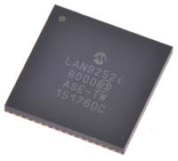 lan9252iml Microchip LAN9252I/ML, Ethernet Controller, 100Mbps MDI, MDIX, MII, RMII, Host Bus, 3.3 V, 64-Pin QFN