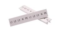 1050415 Phoenix Contact, LGS:L1-N, ZB 5 Zack Marker Strip for use with  for use with Terminal Blocks
