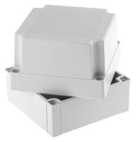 abs-125125-hg-enclosure Fibox Grey ABS Enclosure, IP66, IP67, 130 x 130 x 125mm