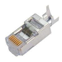 tsp8048c5s L-Com TSP Series Female RJ Connector, Plug-In, Nickel Plated Brass Shield Straight 1 Port 1 -Way