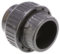 721511110 Georg Fischer Plastic Pipe Fitting, Straight Union, 1 1/2in