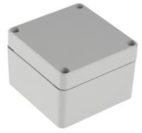ab-080806-enclosure Fibox Grey ABS Enclosure, IP66, IP67, 82 x 80 x 55mm
