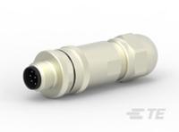 t4111012081-000 TE Connectivity Circular Connector, 8 Contacts, M12 Connector, Male, IP67, T4 Series