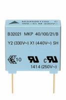 b32021a3332k000 EPCOS B32021 Polypropylene Film Capacitor, 300V ac, ±10%, 3.3nF, Through Hole