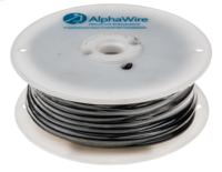 3081-bk005 Alpha Wire Hook-up Wire PVC Series Black 5.2 mm² Hook Up Wire, 10 AWG, 105/0.25 mm, 100ft, PVC Insulation, 3081 BK005