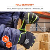 18154 Ergodyne Black Work Gloves, Size L