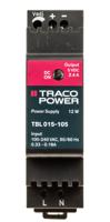 tbl-015-105 TRACOPOWER TBL Switched Mode DIN Rail Power Supply, 85 → 264V ac ac Input, 5V dc dc Output, 2.4A Output, 12W