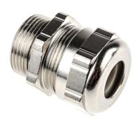 264-7386 ABB Metallic Nickel Plated Brass Cable Gland, M25 Thread, 10mm min., 14mm max., IP68