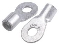 33465 TE Connectivity, SOLISTRAND Uninsulated Ring Terminal, M6 Stud Size, 10.5mm² to 16.8mm² Wire Size