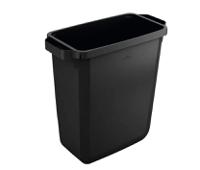 1800503221 Durable  60L Black Plastic Waste Bin