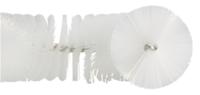 53725 Vikan Medium Bristle White Scrubbing Brush, Polyester bristle material