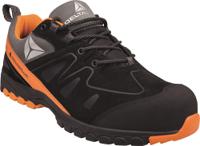 brooks3no43 Delta Plus Men's Black, Orange Composite Toe Capped Safety Trainers, UK 9, EU 43