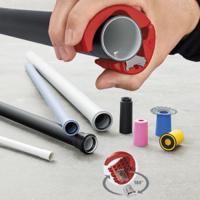 90-22-10-bk Knipex BiX® Pipe Cutter 16 → 50 mm, Cuts Plastic