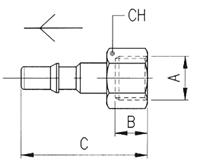 176-1954 RS PRO Nickel Plated Brass Male Coupler Nipple, G 3/8 Female 3/8in Threaded