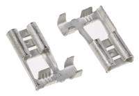180430-2 TE Connectivity FASTON .250 Uninsulated Female Spade Connector, Flag Terminal, 6.35 x 0.81mm Tab Size, 0.5mm² to 1.5mm²