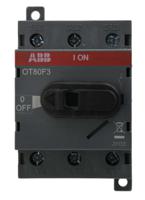 ot80f3-1sca105798r1001 ABB 3P Pole DIN Rail Isolator Switch - 80A Maximum Current, 37kW Power Rating, IP20