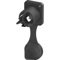 nac3mpx-true1 Neutrik Europe Mains Plug & Socket, 16A Black, Cable Mount Polyamide Plug-In, 250 V