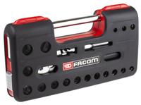 sldbox1pb Facom 21-Piece Metric 1/2 in Standard Socket Set with Ratchet, 6 point