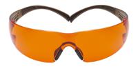 sf406sgaf-bla 3M SecureFit™ 400 UV Safety Glasses, Orange PC Lens