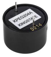 622-1348 RS PRO 93dB Through Hole Continuous Internal Buzzer, 24.5 (Dia.) x 16mm, 3V dc Min, 20V dc Max