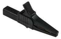 9900077 Staubli Crocodile Clip 4 mm Connection, 32A, Black/Red