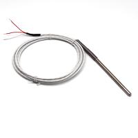 sl150te1-1m Prosensor PT100 Temperature Probe, 6mm Dia, 150mm Long, 3 Wire, Class A +250°C Max