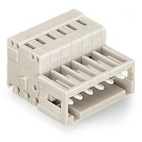 734-302-1 WAGO, 3.5mm Pitch, 734, 2 Way, Pluggable Terminal Block, Feed Through Plug, Cable Mount, Cage Clamp Termination,